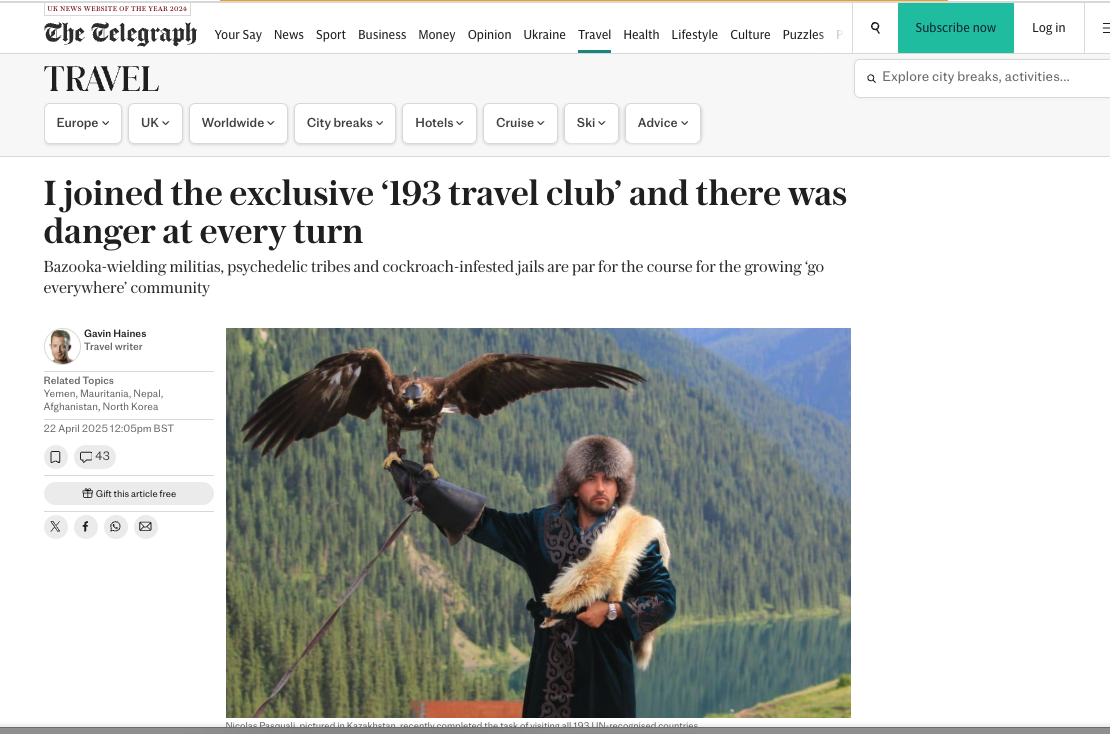 The Telegraph 193 club
