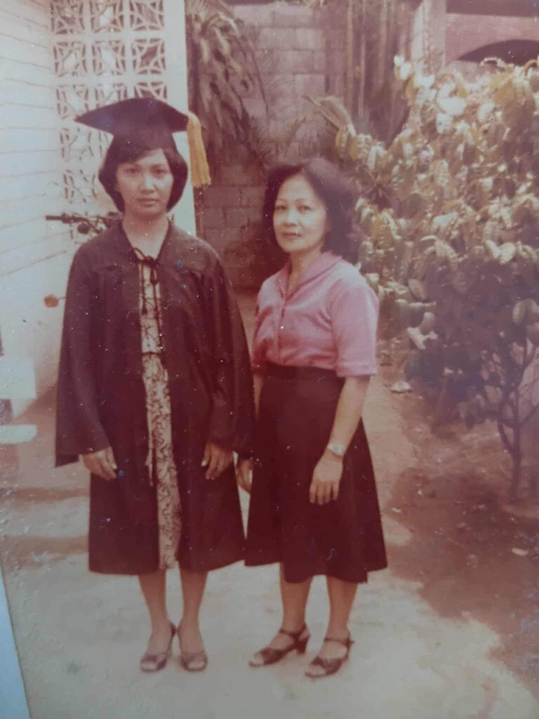 Mom and Lola Betty Family devotion through generation