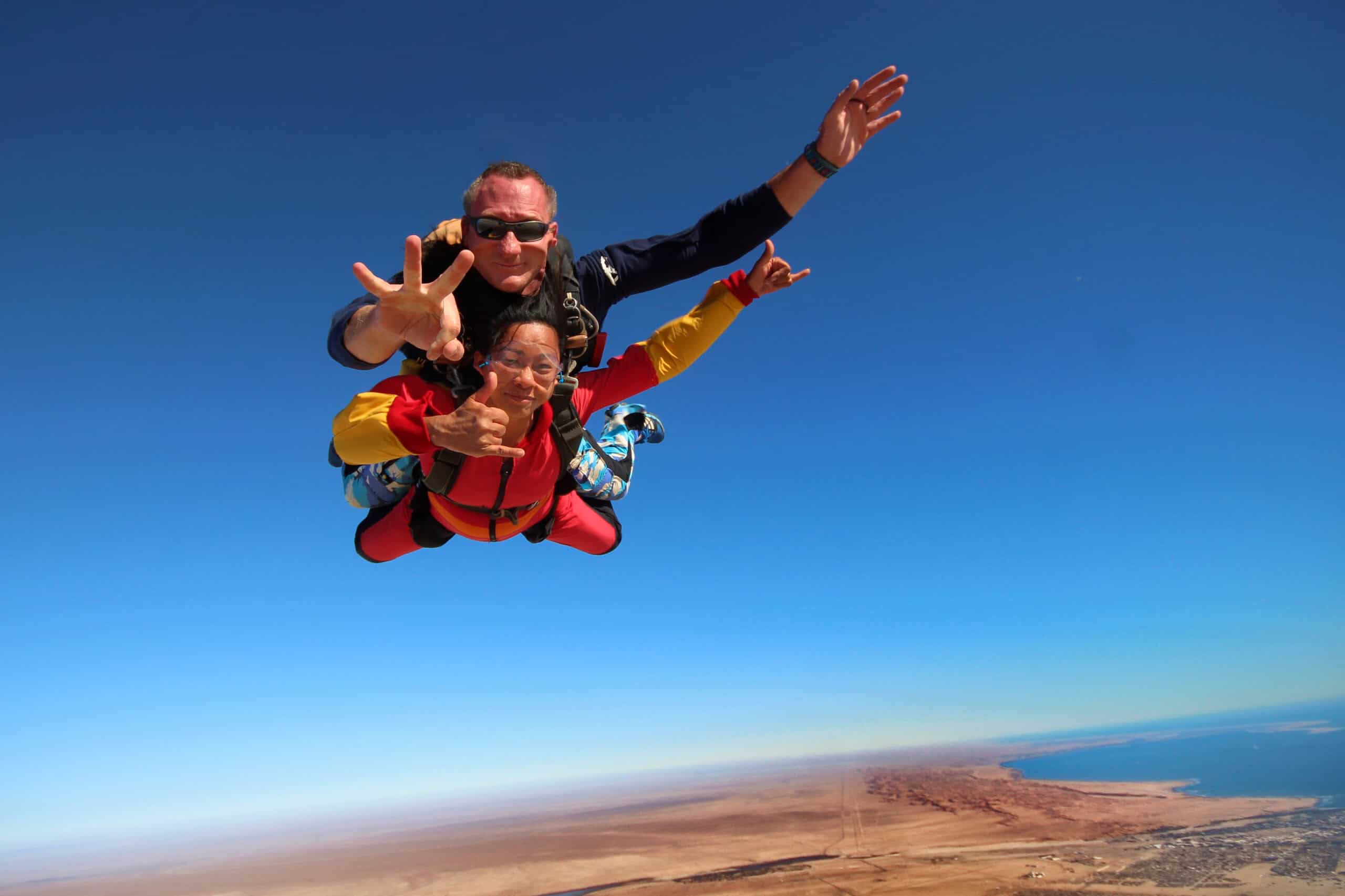 Skydiving in Namibia