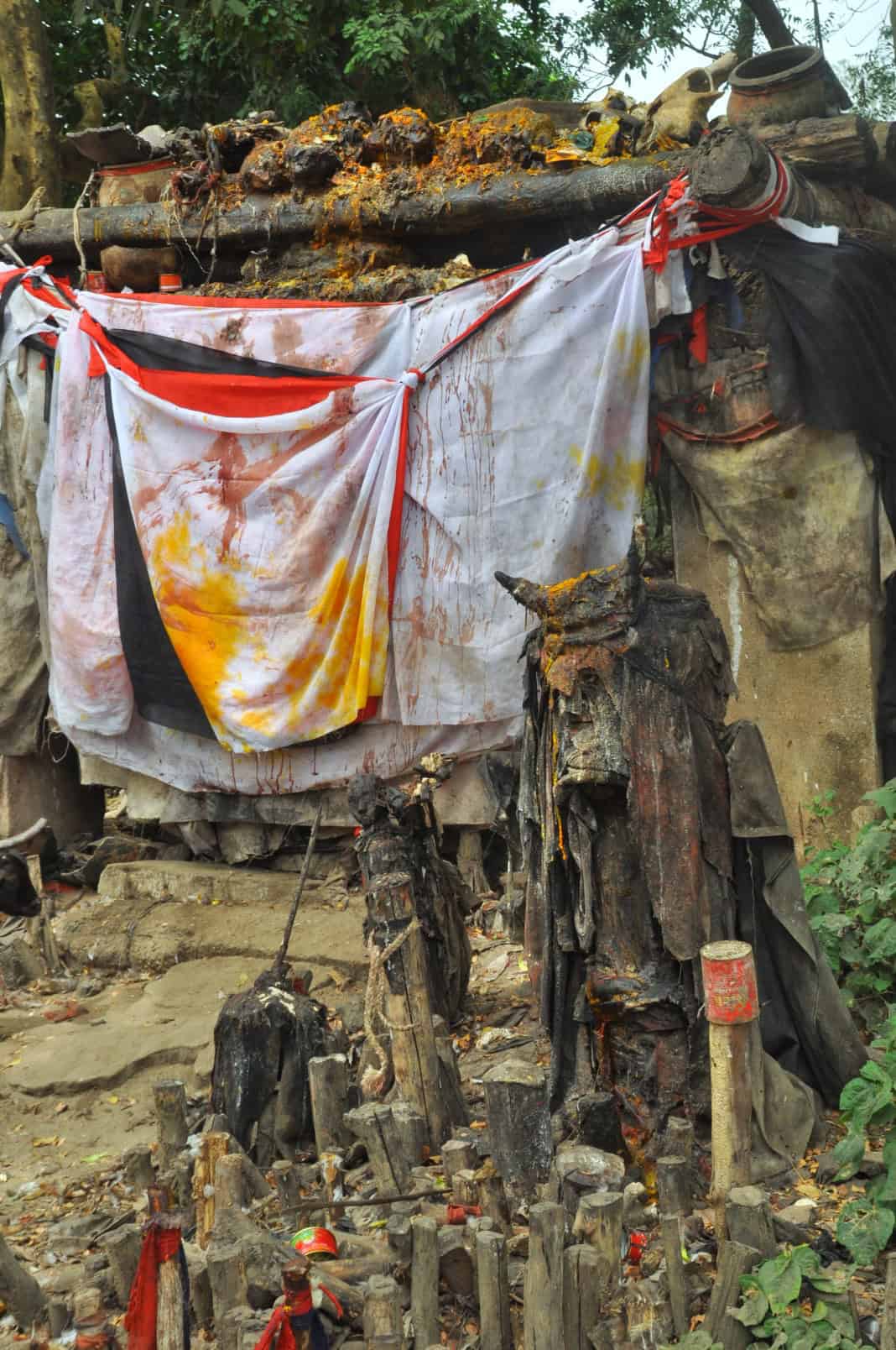 The Vodou shrine in Agome Sevah